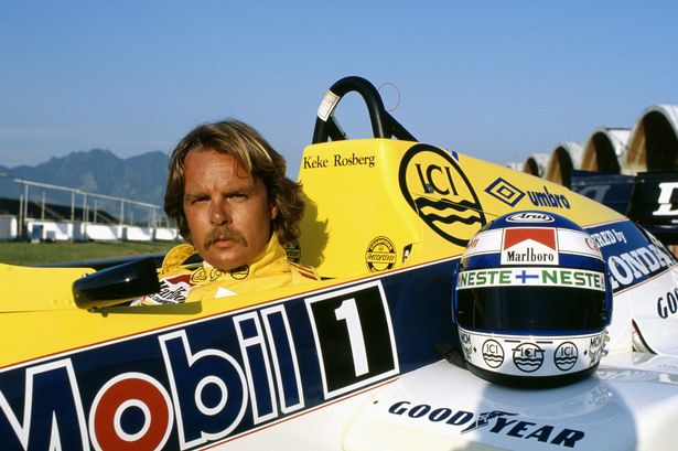 Happy to legend Keke Rosberg, first champion from Finland 
 