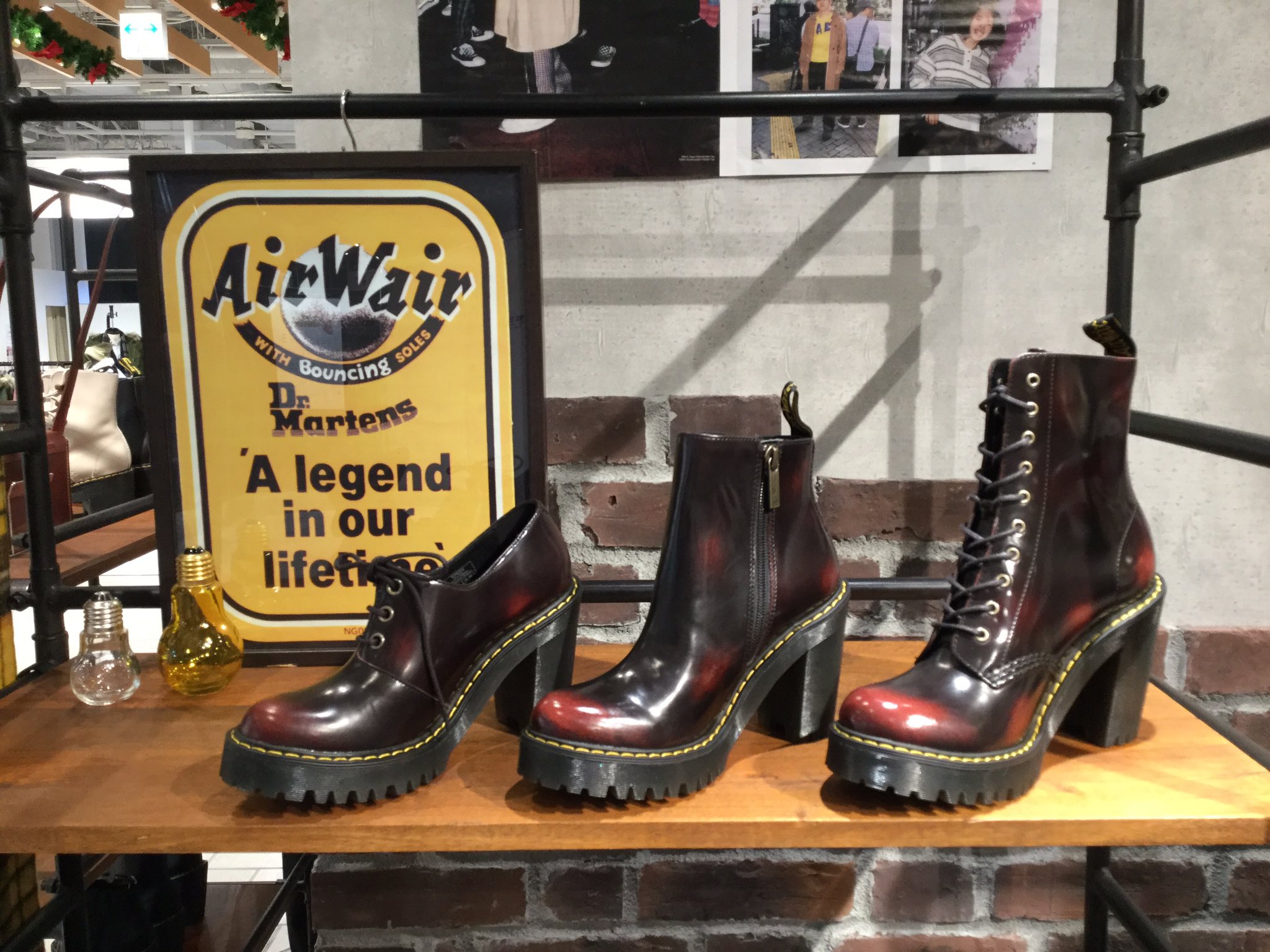 ドクターマーチン ケンドラ チェリーレッド