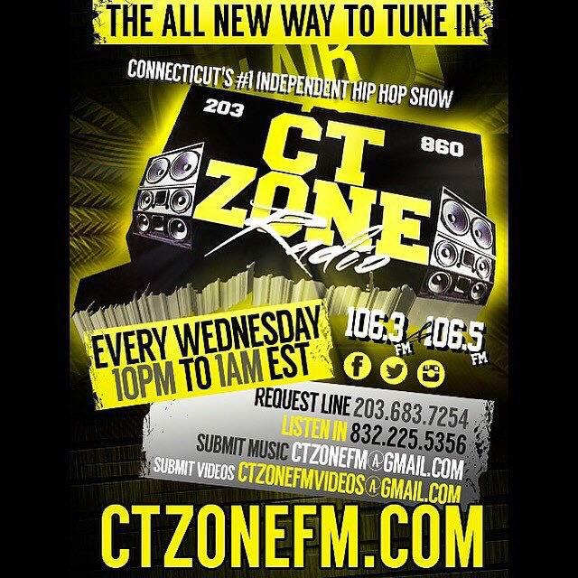 Strictlybiz860's tweet photo. #TuneIn #CTZone TONIGHT at 10PM - 1AM #CTHipHop #CTRap #CTTalent - IF YOU NEED HELP MAKING RADIO FRIENDLY CONTENT HMU https://t.co/YNFWHyxkKG