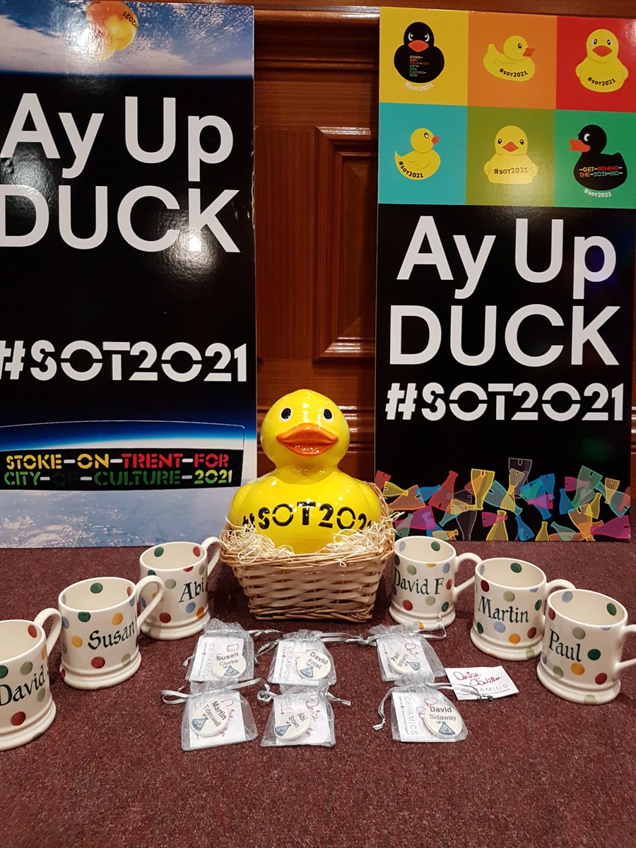 We are with the panel doing final prep ready for the #UKCityofCulture2021  judges. All the good luck messages and city support has made them extremely proud and brim with positivity. #StokeonTrent you are amazing. Go #sot2021