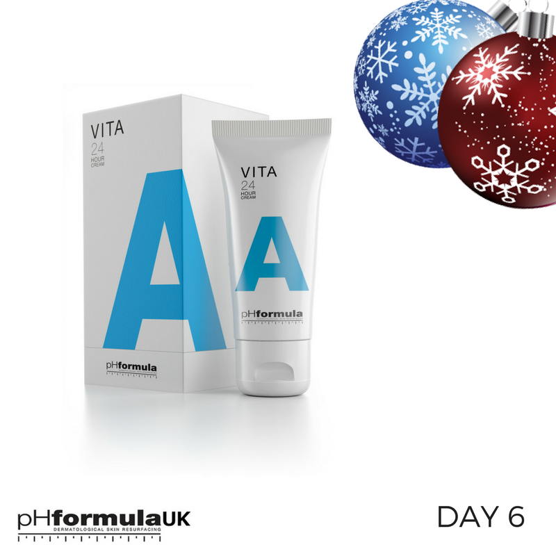 Day 6 can bring increased cell renewal and production with Vitamin A Cream, containing fibroblasts—the cells responsible for developing tissue that keeps skin firm. 

#pHChristmas #VitaminA #Countdown