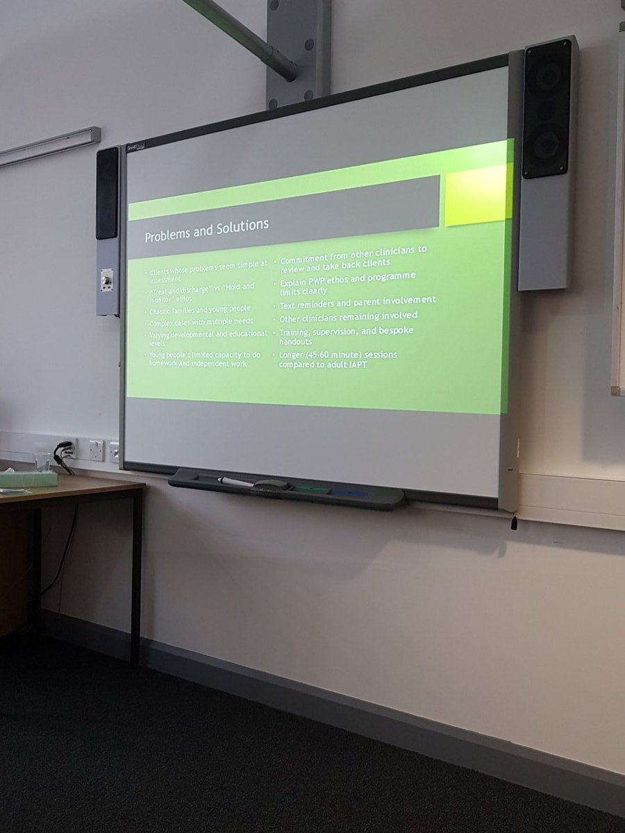 rachaelmajor1's tweet photo. #ebpgsy #hscgsy Psychological wellbeing practitioners in CAMHS  problems and solutions https://t.co/trZSuz55Tv