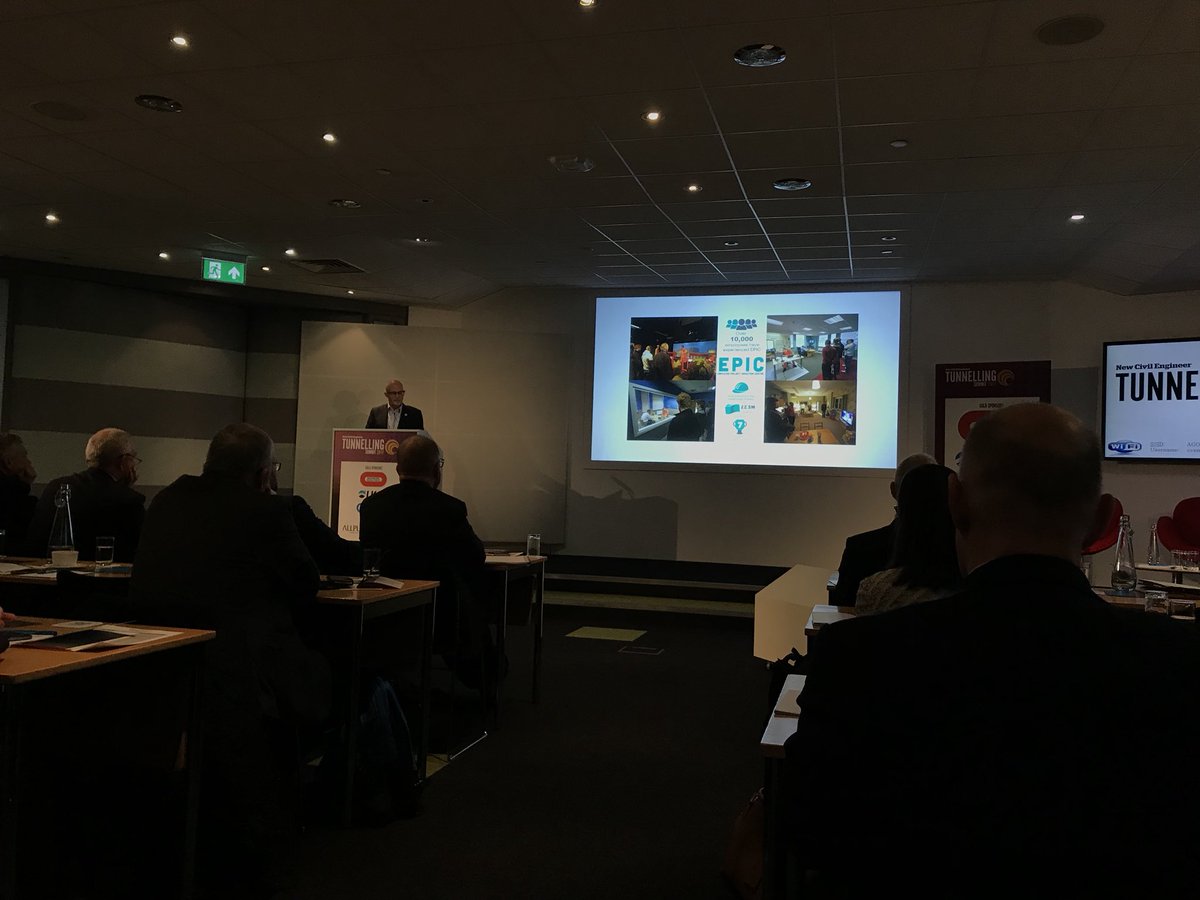 PetrSalak's tweet photo. EPIC seems like the way forward to have a powerful site inductions! Great that we are moving away from PowerPoint. #TunnellingSummit @TidewayLondon https://t.co/ZlwPekSMNv