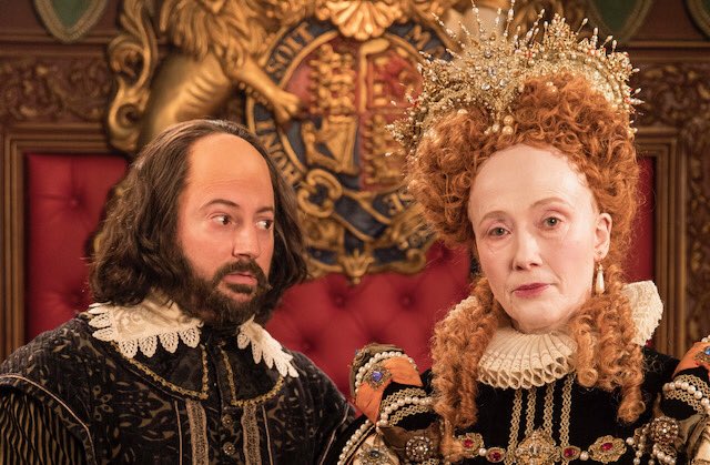 RealDMitchell's tweet image. I’m very pleased to announce that the Christmas Special of #UpstartCrow, which stars EMMA THOMPSON (I make no apology for those capitals), is going to be on @BBCTwo at 8.25pm on CHRISTMAS DAY (I’m equally unashamed of those)!