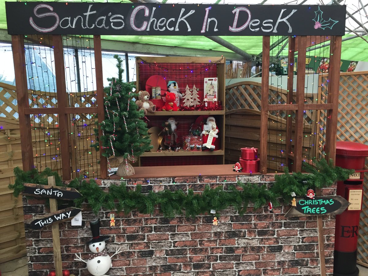 Have you booked to see Santa at the garden centre? There are some places still available so please call our Santa Hotline 07377 720433 and speak to Sarah.