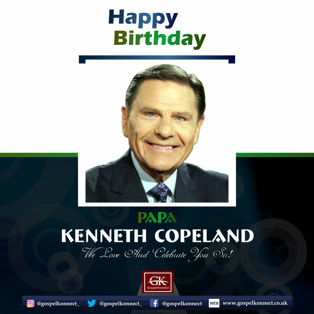 Happy birthday Papa Kenneth Copeland! 
We love and celebrate you sir!  