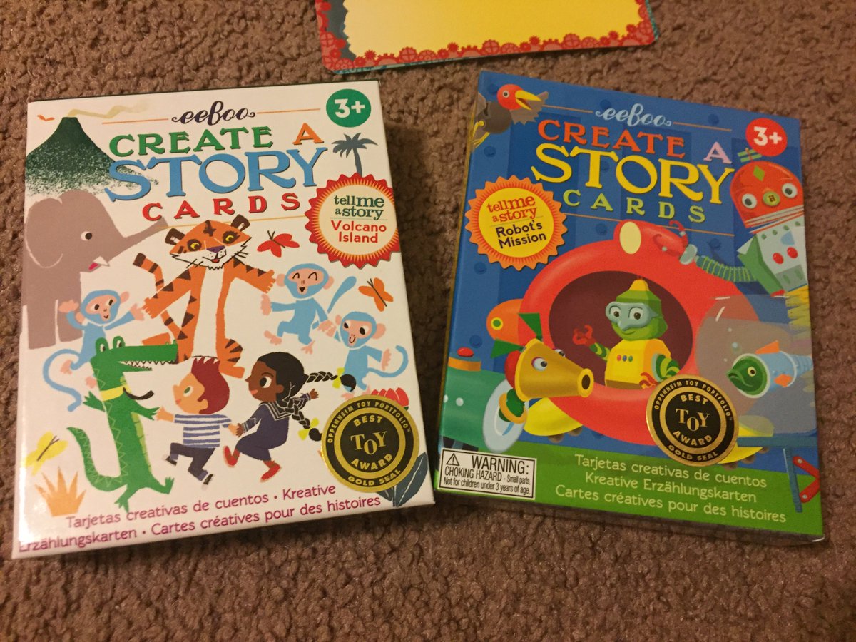 LundLibrarian's tweet image. These #eeBoo #CreateAStory cards are a huge hit with my kids, if you're looking for stocking stuffers for your little ones! Helps promote creativity and the fun of storytelling!