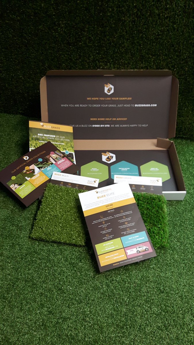 Buzz_Grass's tweet photo. Thinking of renovating your lawn, leisure area or business with artificial grass as a pre-Christmas treat? Remember that you can order our FREE artificial grass samples at any time! Order today #BuzzGrass #artificialgrass https://t.co/ZHLwoOOfmg