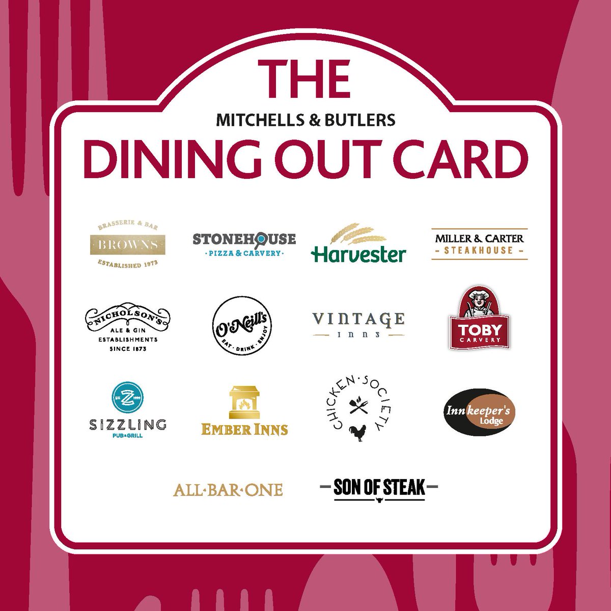 Want a gift that keeps on giving? Our Dining Out Card allows you to explore our fantastic brands, whether its for a couple of drinks, a lavish brunch or a quick bite to eat, we have you covered! mbdiningoutcard.co.uk
