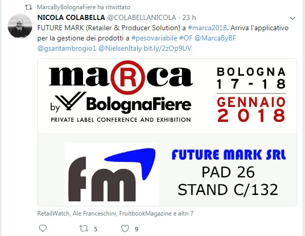COLABELLANICOLA's tweet photo. Grazie @MarcaByBF !!! https://t.co/8WF4H2Tqz0