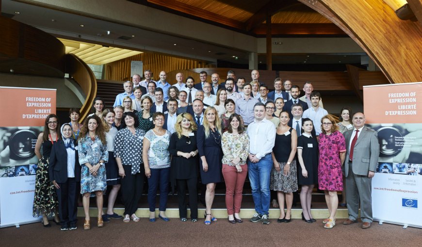 CoE_RuleofLaw's tweet photo. The Steering Committee on #Media and #InformationSociety (#CDMSI) of the #CoE to finalise 2 draft recommendations of the Committee of Ministers to MS, respectively on #internet intermediaries, #media pluralism & #transparency of media ownership. https://t.co/MN7Km8EF5b https://t.co/F4zW5KQZJp