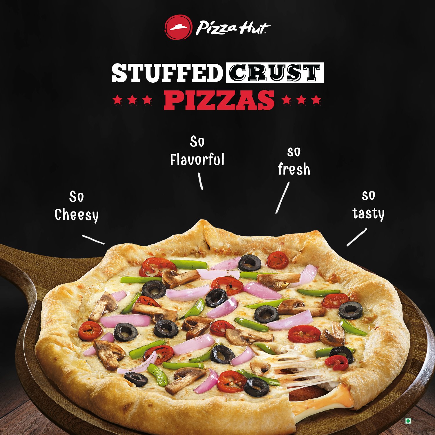 Pizza Hut India On Twitter There Are So Many Reasons Why Stuffed Crust Pizzas Are Indiasmostwantedpizzas Grab It In 3 Flavours Veg Kebab Chicken Sausage And Cheese Maxx Https T Co Zf915alc2i