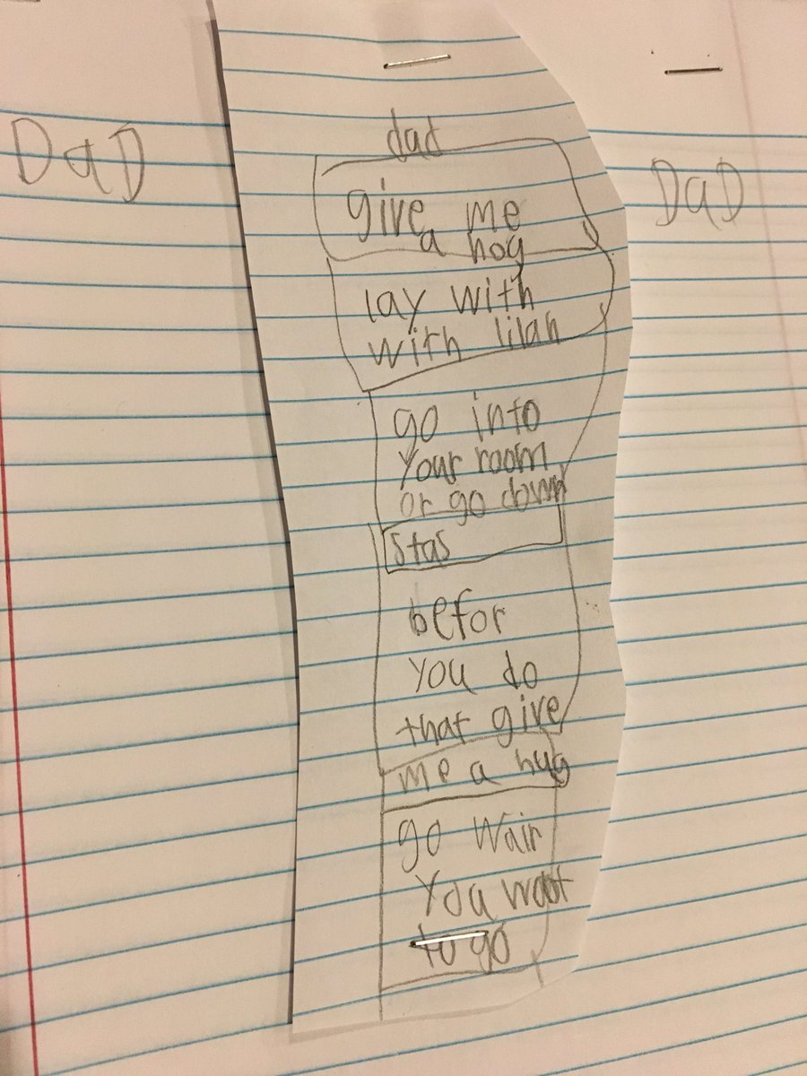 robvanvorst's tweet image. My son came home today after completing an #hourofcode and coded me. He included lots of hugs @codeorg