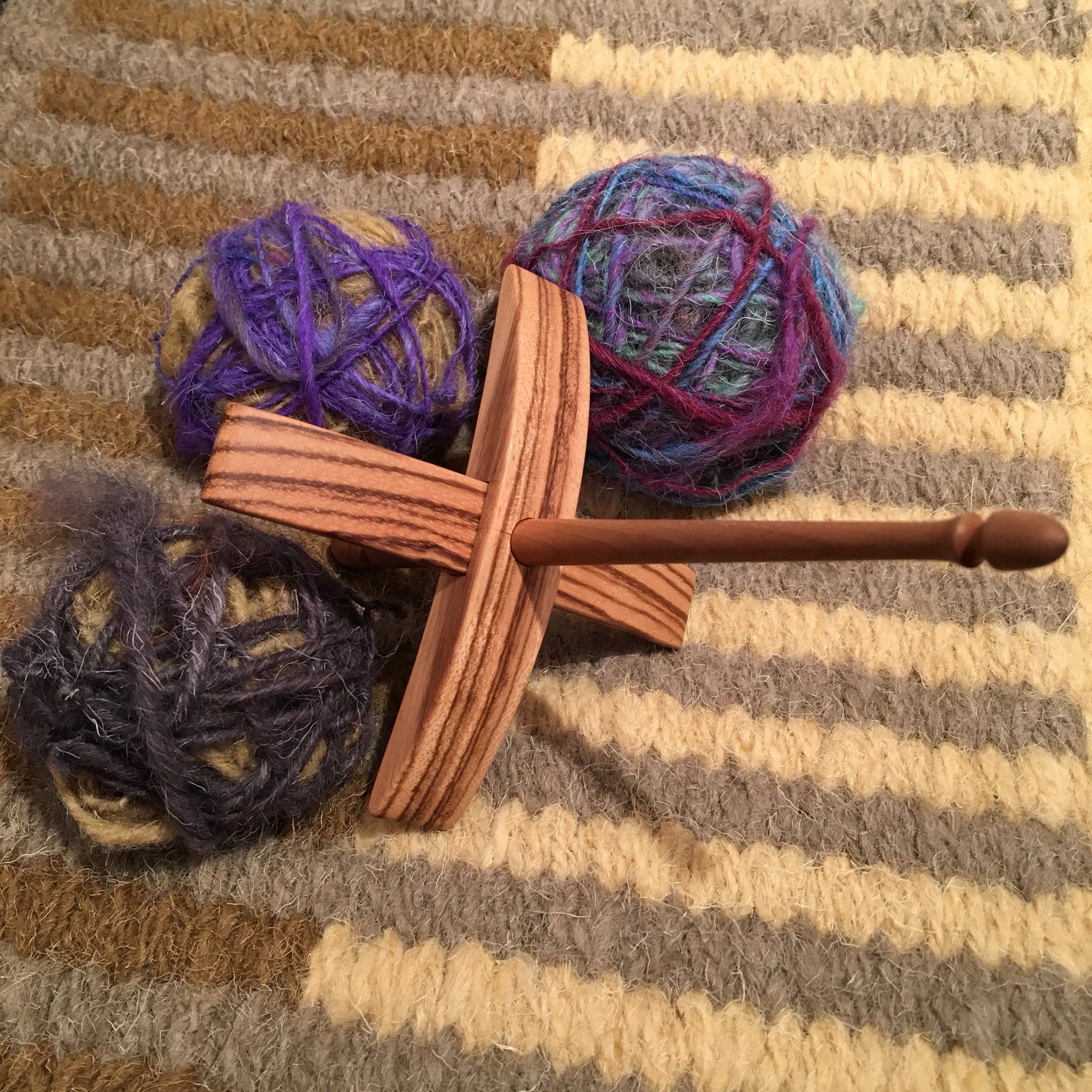 kspindles 柴原勝治 on Twitter "自作のターキッシュスピンドルで糸紡ぎ。ターキッシュスピンドル糸手紡ぎ…