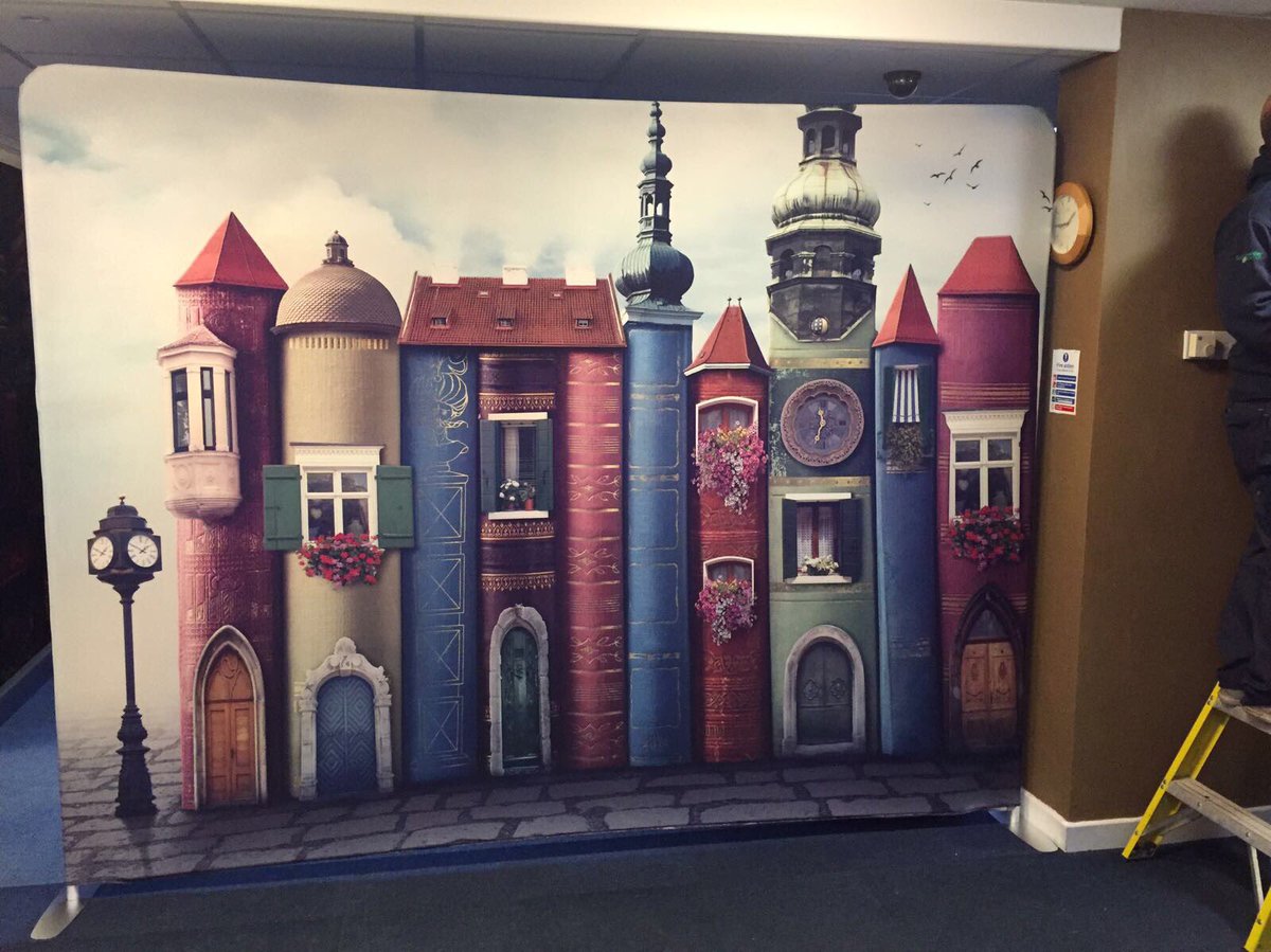 nettlbirmingham's tweet image. It was a pleasure helping our friends at Belle Vue Primary School re-develop their library with our fabric display stands! Take a look at the results, we are really happy! #Fabric #Library #WizardsLab #School