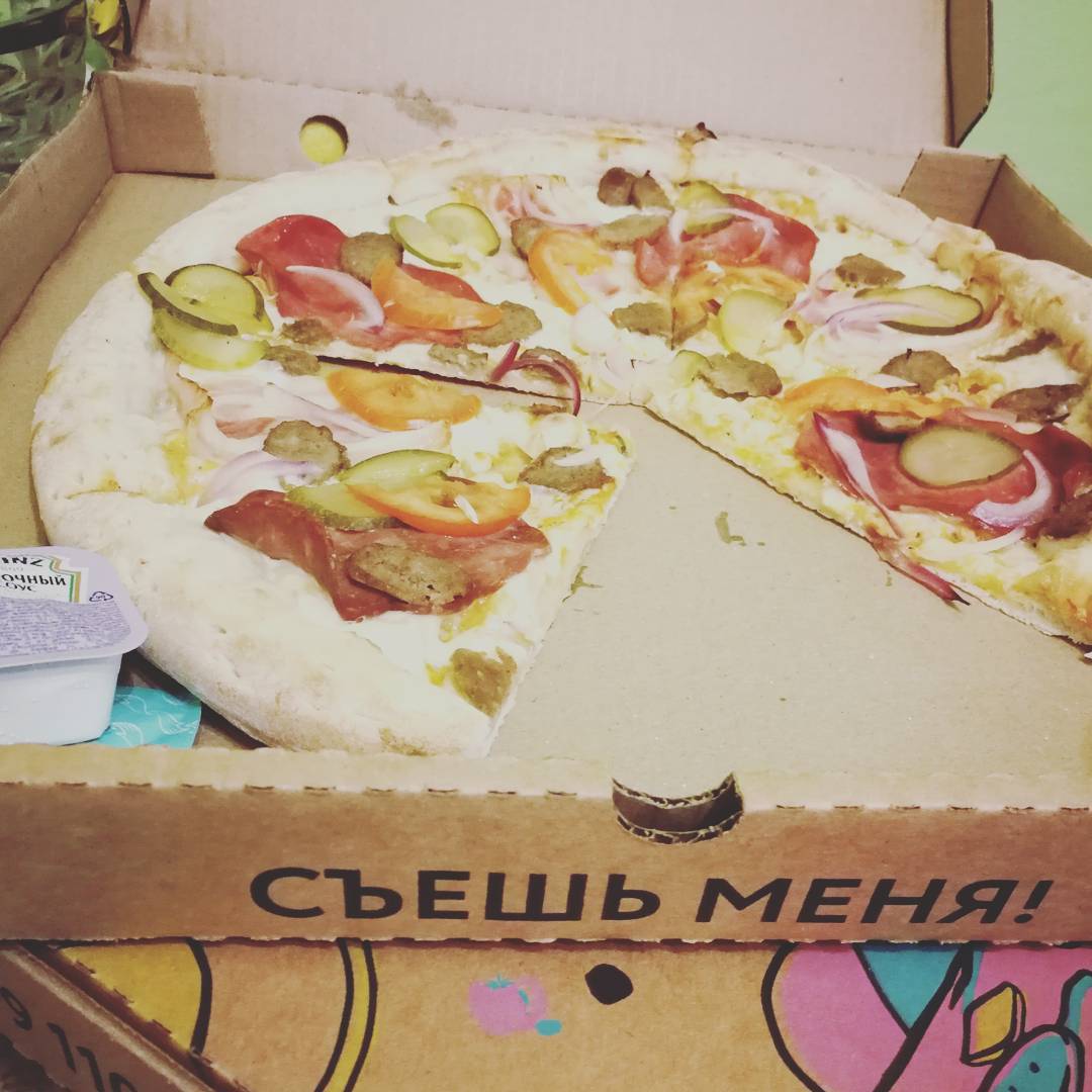 "Хочешь фокус?" @slicepizzamsk https://theslice.pizza #пицца #дос...