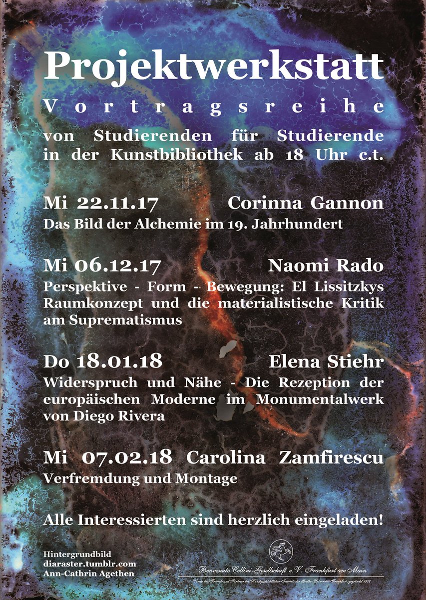 the_article_'s tweet photo. Ein #Veranstaltungshinweis auf den spannenden Vortrag heute Abend ab 18 Uhr c.t. in der Kunstbibliothek der #Goetheuni.
Erfahrt mehr zu den Raumkonzepten El Lissitzky... es lohnt sich!
#thearticle #thearticleontour #Vortrag #Bockenheim https://t.co/RMAmPbKTmk