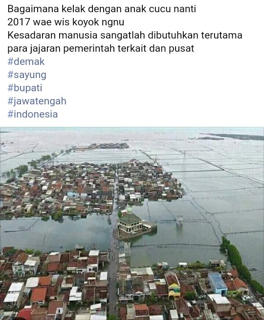 aldimuhammad87's tweet photo. Pak jowoki n pak Ganjar Mohon perhatikan kami....#saveWil.Sayung https://t.co/qtxCcagrLG