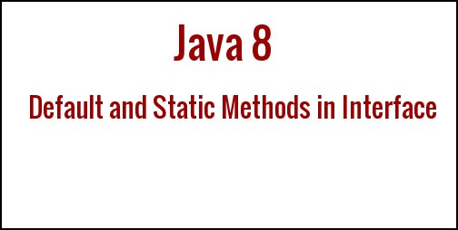 javatutorial95's tweet image. #DefaultMethod and #StaticMethod in #Java8 with Example
javatutorial95.blogspot.in/2017/10/java-8…