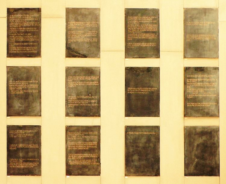 Ley De Las 12 Tablas Derecho Romano