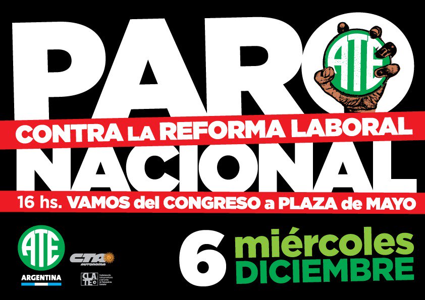 ATE_JUSTICIA's tweet photo. En el marco del PARO y MOVILIZACIÓN de ATE, cortamos a las 13:30 Av. Paseo Colón y Belgrano. 16hs. Movilizamos del Congreso a Plaza de Mayo. https://t.co/zNDWiibQJA