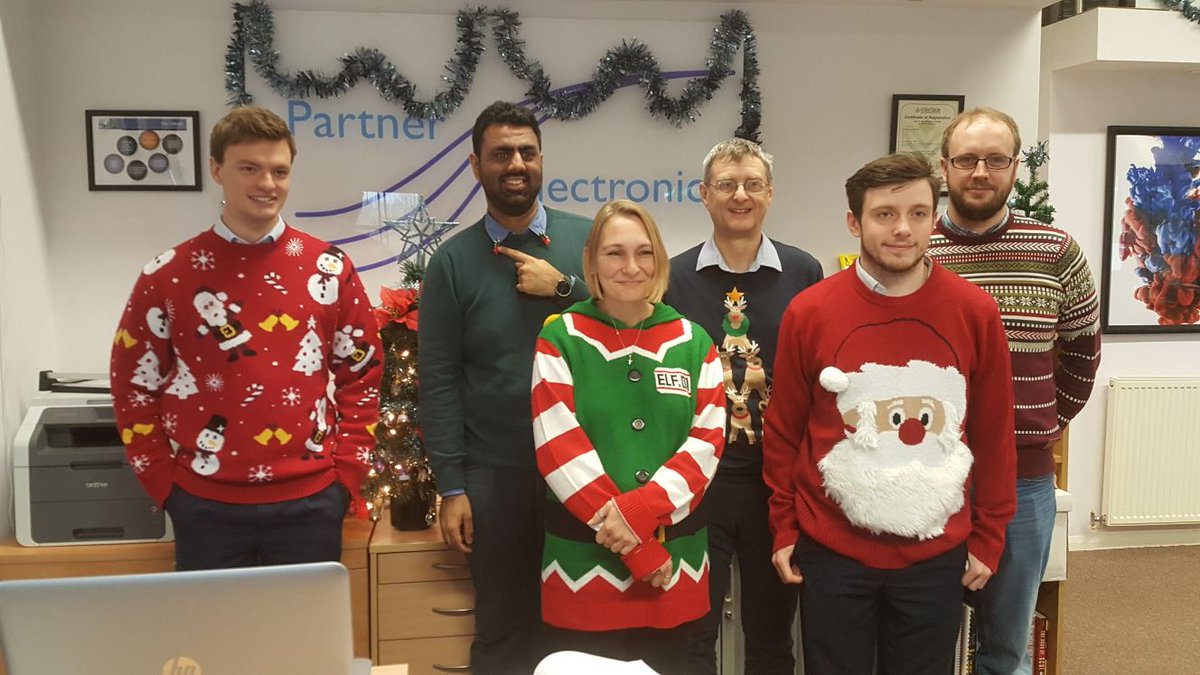 It's Christmas jumper day in the office! (Or festive pegs for those without) #Christmas