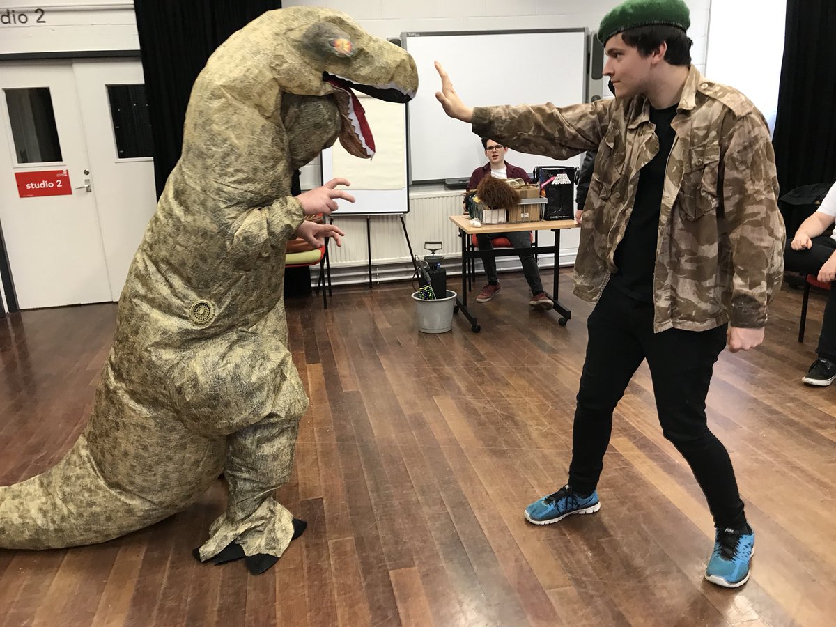 Dinosaur hunting and lost squirrels with 8 days left until #HaveYouSeenCecil #10DaysOfCecil Proud to be making theatre <a href="/StaffsUniDrama/">StaffsUniDrama</a> @sot2021