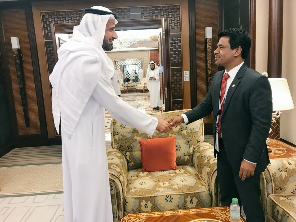 MoHmv's tweet photo. Bilateral meeting with Minister of Health, kingdom of Saudi Arabia, H.E Dr. Tawfiq Bin Fawzan Al Rabiah https://t.co/VMpME6iNMW