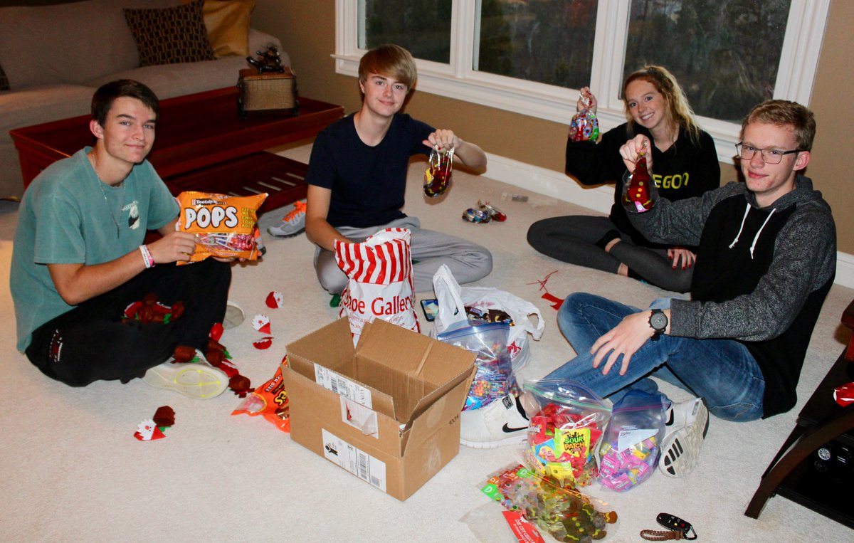 change4georgia's tweet photo. Having fun packing Christmas goodie bags for the children at Ronald McDonald House! Looking forward to helping families pick out gifts and wrapping them! We are bringing Santa with us! https://t.co/HF2USvhfyx