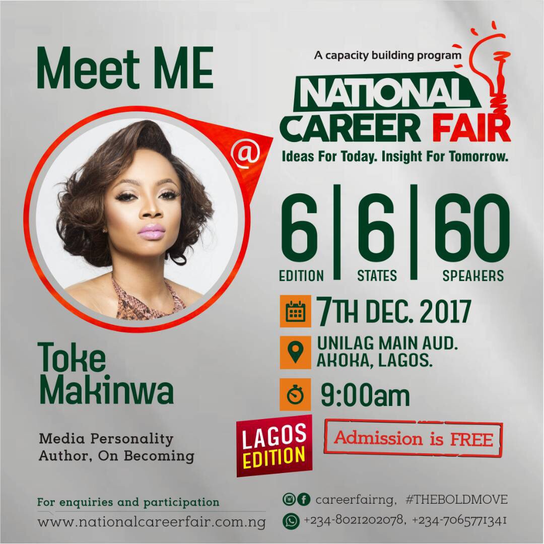 tokstarr's tweet photo. University of Lagos. Meet me at the career fair tomorrow. #OnBecominginUnilag #OnBecomingmediatour #theboldmove https://t.co/VaBH6CBES0