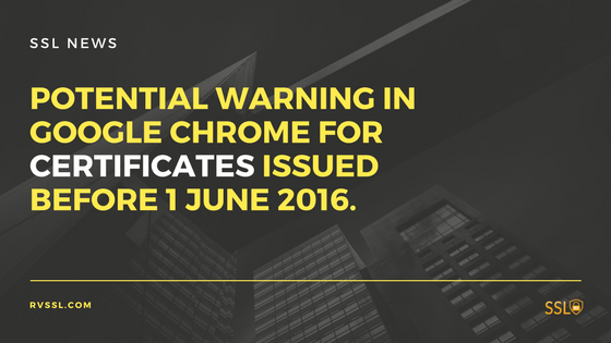 RVGlobalsoft_'s tweet photo. In March 2018, Google Chrome version 66 beta will display a warning message for sites secured with SSL certificates issued before June 1, 2016, by Symantec, GeoTrust, Thawte or RapidSSL.
See More: https://t.co/5PHQ5Fvje2 https://t.co/5SClqelzf7