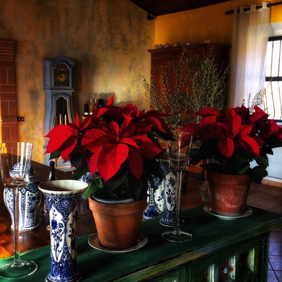 Het is bijna zover #kerstmis #ChristmasIsComing #natale2017 #Italy #ikvertrek #vakantie #sfeer #kerstster #bedandbreakfast
