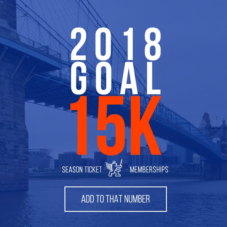 fccincinnati's tweet photo. We're over 13,000 season ticket members already and you can add to that number by phone at 513-977-KICK or online NOW!
🎫 https://t.co/QAWCg2RMRC https://t.co/kxsIhNZxME