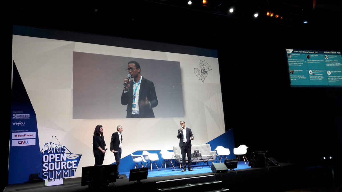 RaoulDelpech's tweet image. #OSSPARIS17 @dfiou La @SocieteGenerale, acteur historique des services fin. mais de + en + acteur de la tech et de l&apos;innovation #opensource