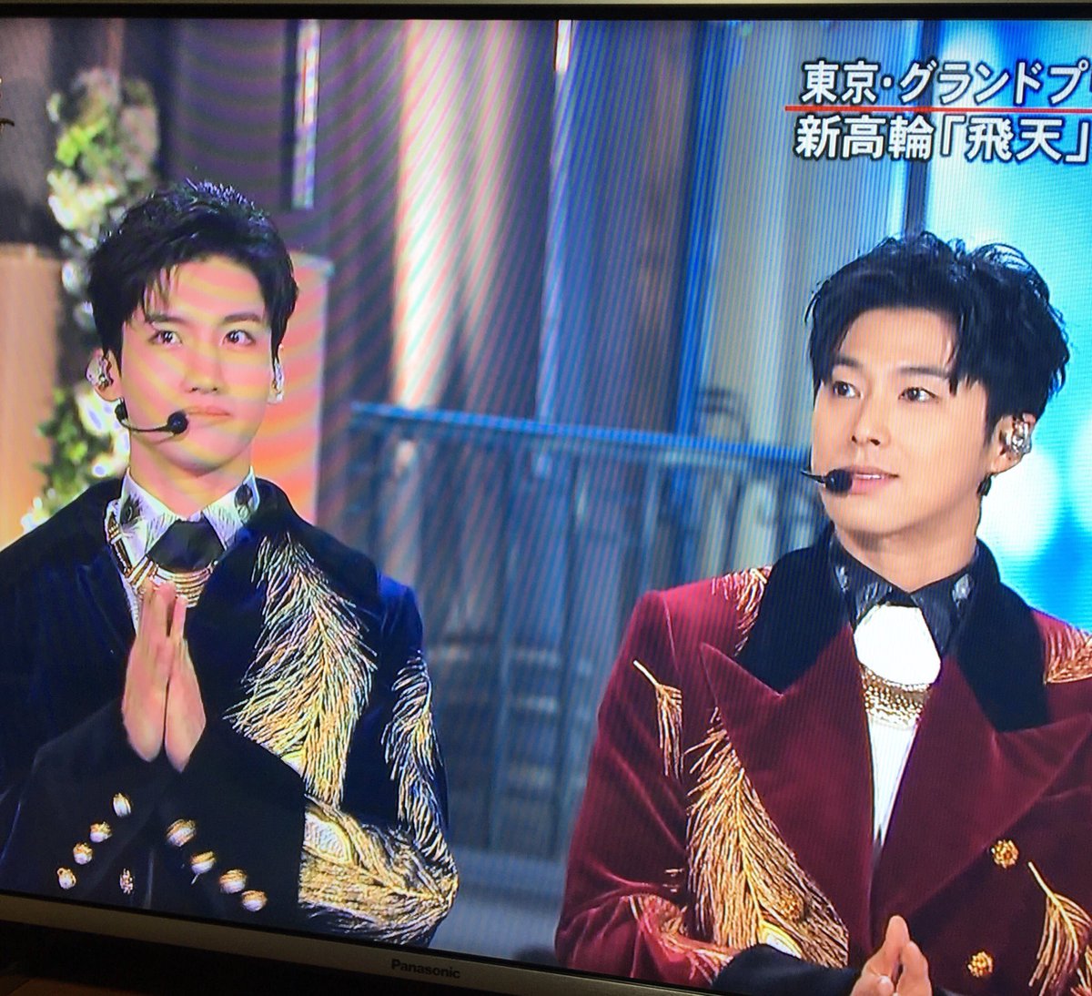 yuna91_46's tweet image. 東方神起素晴らしい、、、
衣装PVと同じよね？？
#東方神起 
#FNS歌謡祭東方神起