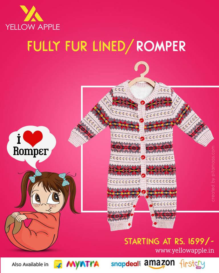 yellowapple101's tweet photo. Don't let your child get sick in this winter. Use yellow apple woolen wear (Romper) and let your child enjoy winter.
#YellowApple #WinterCollection #KidsFashion #GirlsKids #Cosy#WinterWear #Baby #Health #Wealth
Order Online - https://t.co/qbqENHCaQF https://t.co/V1elApZK2n
