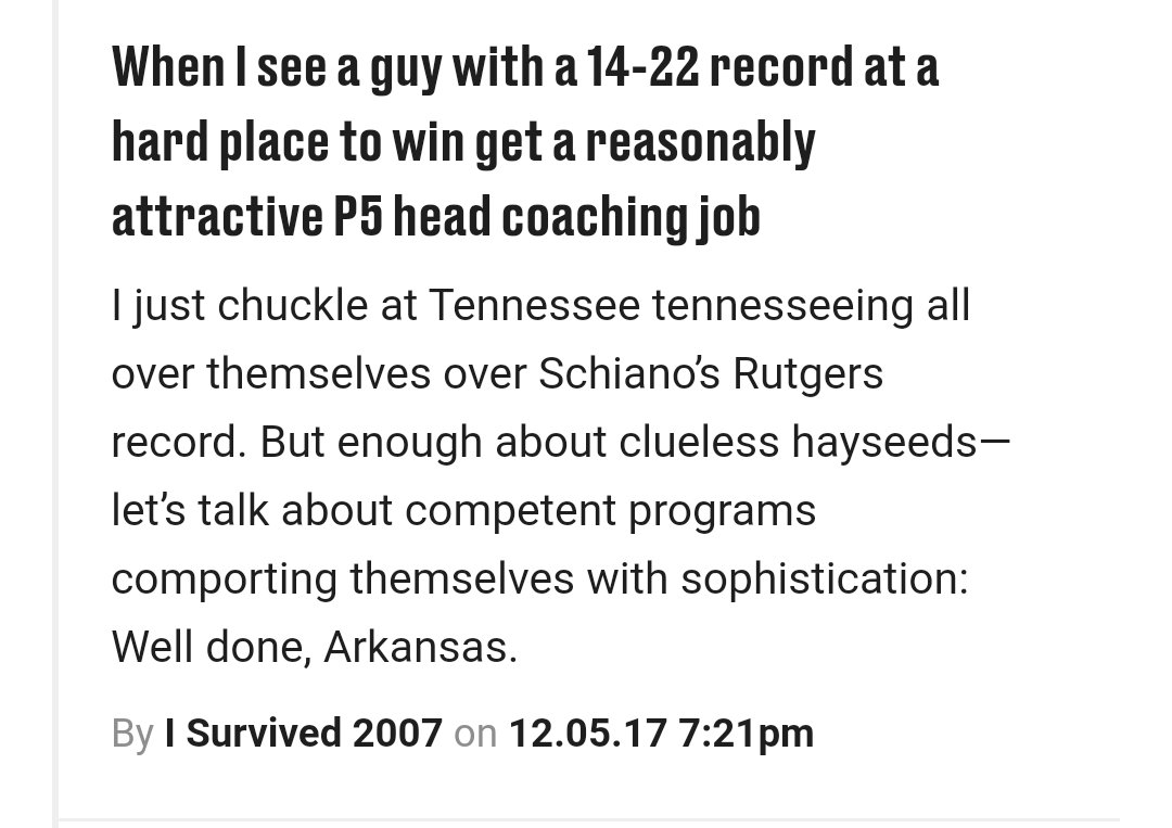 HeathL1969's tweet photo. @ClintStoerner I thought this comment was quite accurate. https://t.co/oiIdE1fq2f