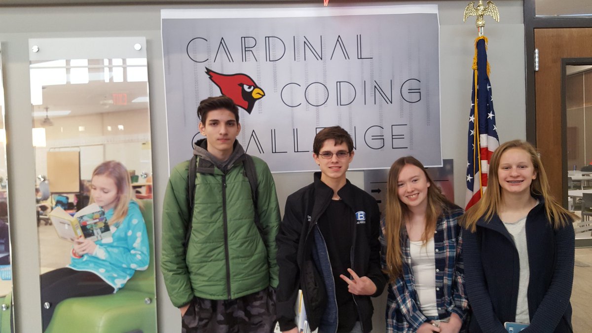 BHSCodingClub's tweet image. Here at Mentor HS ready for Cardinal Coding Challenge! @Mdraves #BHSCodes #CCC2017 #BrunswickPride