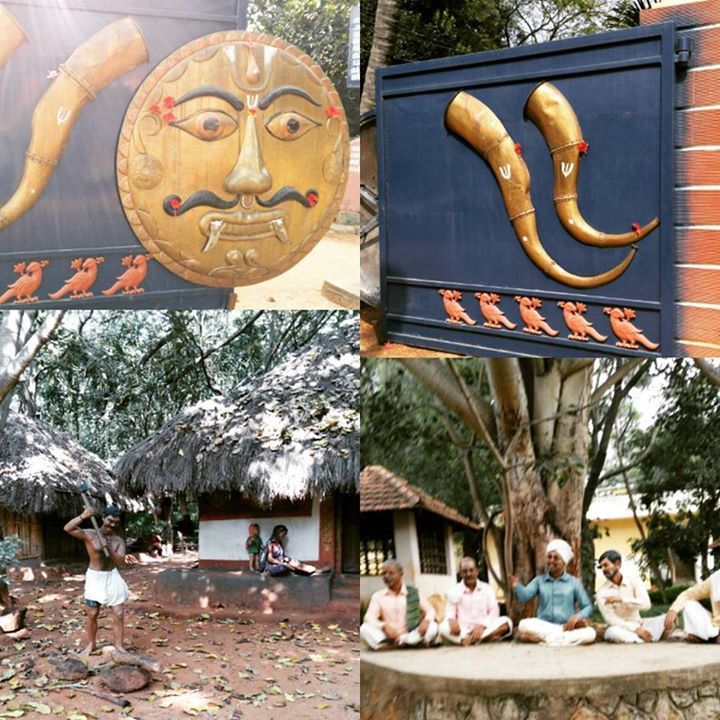 vidyasury's tweet photo. So! I also went to Janapada Loka, the folk art and culture museum in Ramanagara. Yep...same place Sholay was filmed! Amazing campus with life size or larger than life statues depicting village life. And a museum with an enthusiastic guide. A fantastic three hours! #OlaRental… https://t.co/TrDTDPCe62