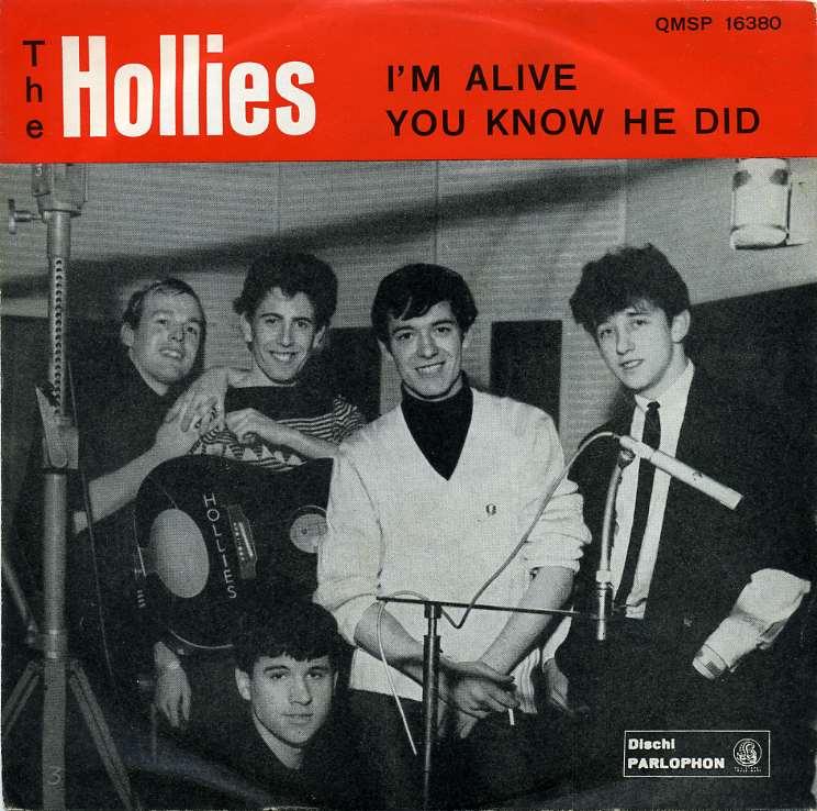ON THIS DAY 2916 - #TheHollies single 'I'm Alive' starts its 1st of 3 weeks at UK No.1