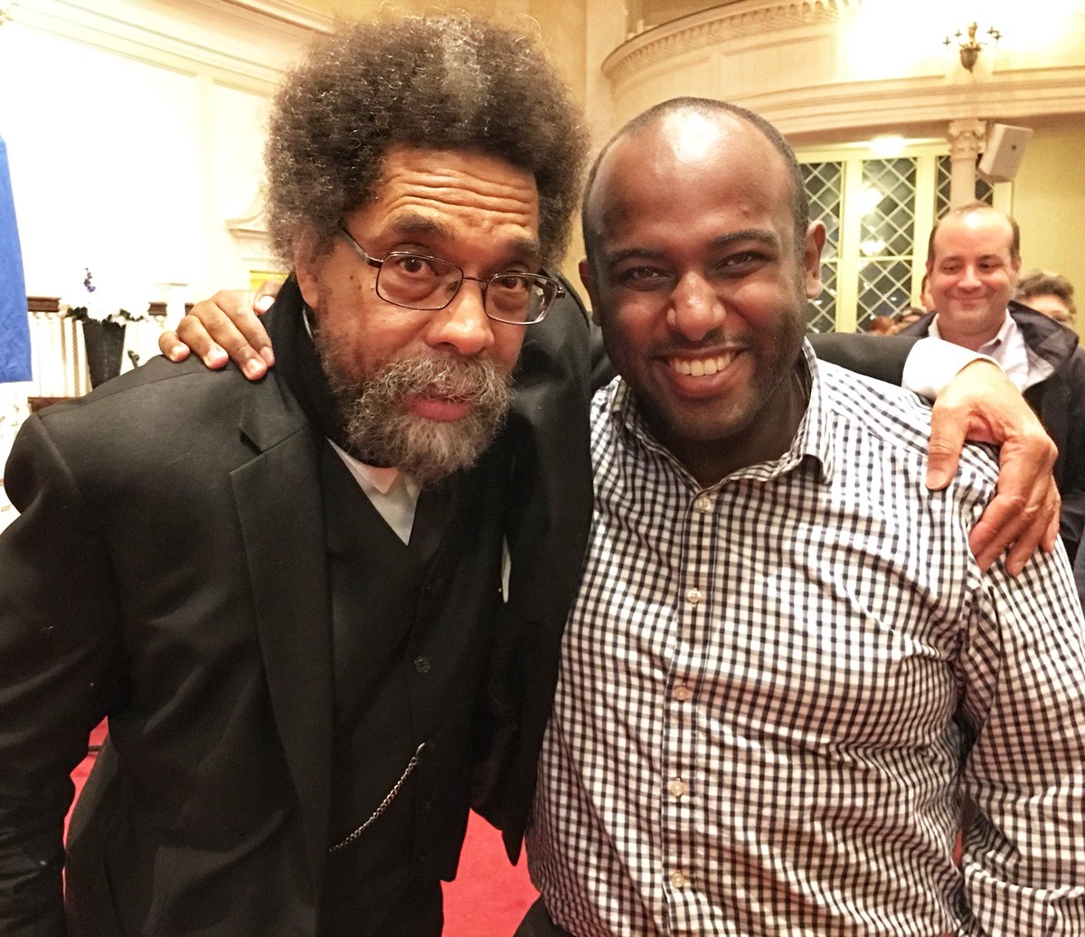 Great to be with Brother <a href="/CornelWest/">Cornel West</a> last night celebrating the new 25th anniversary edition of his book #RaceMatters. Congratulations! #RaceStillMatters