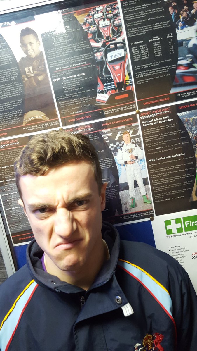 LboroKart's tweet photo. Here we have our captain @PiersPrior posing with a picture of @PiersPrior #Poser #ClubSecTakeover https://t.co/P3vFLBZnUX