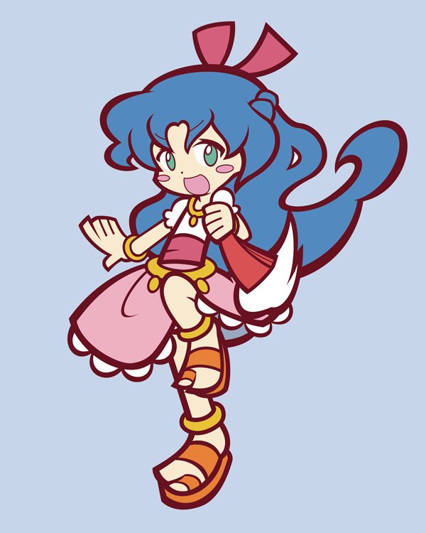 Gabu 過去イラですが ぷよぷよ７に出てくる子供ルルー ルルー ちびぷよ