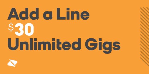 UpstateCellular's tweet image. Get Unlimited Gigs for $30 when you add a line. See in-store for details.