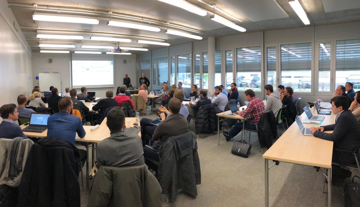 EPFL_Park's tweet photo. Workshop on "Build your ICO to finance your Startup" at EPFL Innovation Park! Full House on this very hot topic of ICO as an alternative financing method. https://t.co/q41YYP28WF  Thanks @BjornIgnell #VDtech @jplallement https://t.co/LiqcIXeI1n