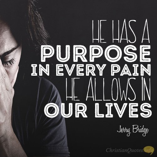 kevran_int's tweet image. “He has a purpose in every pain He allows in our lives.”– Jerry Bridge ow.ly/gncd30h3bFP