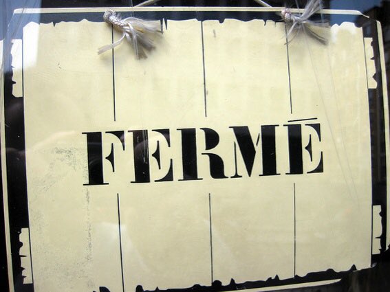 We are now closed tonight for a private event. Open again tomorrow as normal from midday. A bientot!