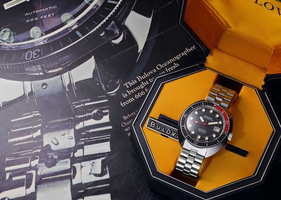 Soblacktie's tweet photo. #horology - #PreBasel - #Baselworld2018 - @Baselworld - @Bulova
is to reissue it's 1972 Oceanographer "#DevilDiver" as part of their Archive Series Collection, i'm such a fan of #BulovaDiver watches ! Don't miss the 666 ex limited edition ! https://t.co/BHfN2VtEnx