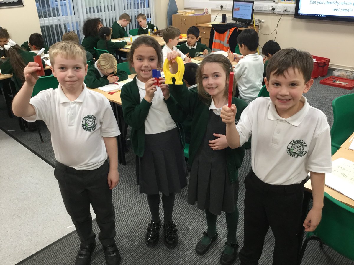 DovedaleY3's tweet photo. Y3B are scientists...again! We have been using magnets and experimenting which poles attract and repel #y3scientists @DovedaleY3 @DovedalePrimary https://t.co/SYmnoidlR9
