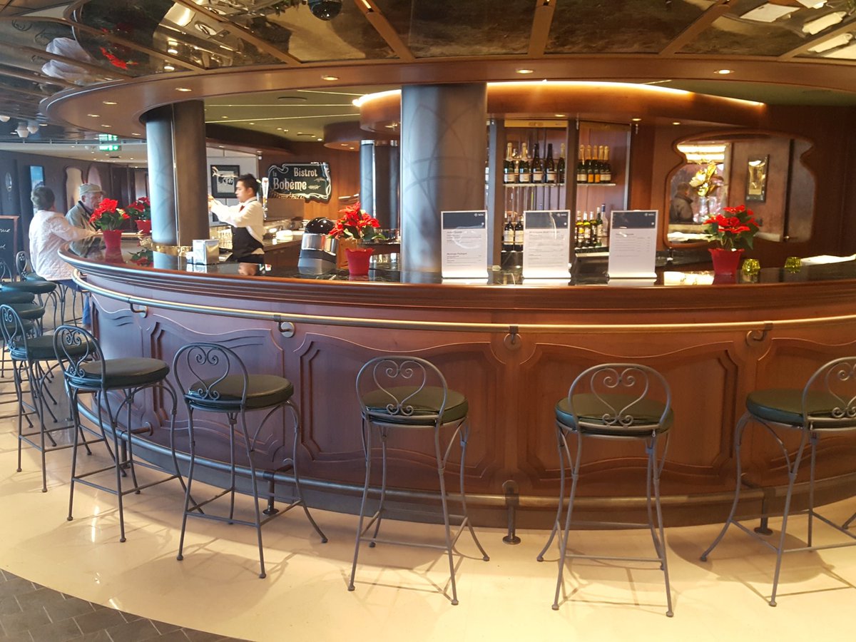 Restaurante de pago francés Bistrot la Boheme #MSCSeaside <a href="/MSCCrucerosESP/">MSC Cruceros</a>